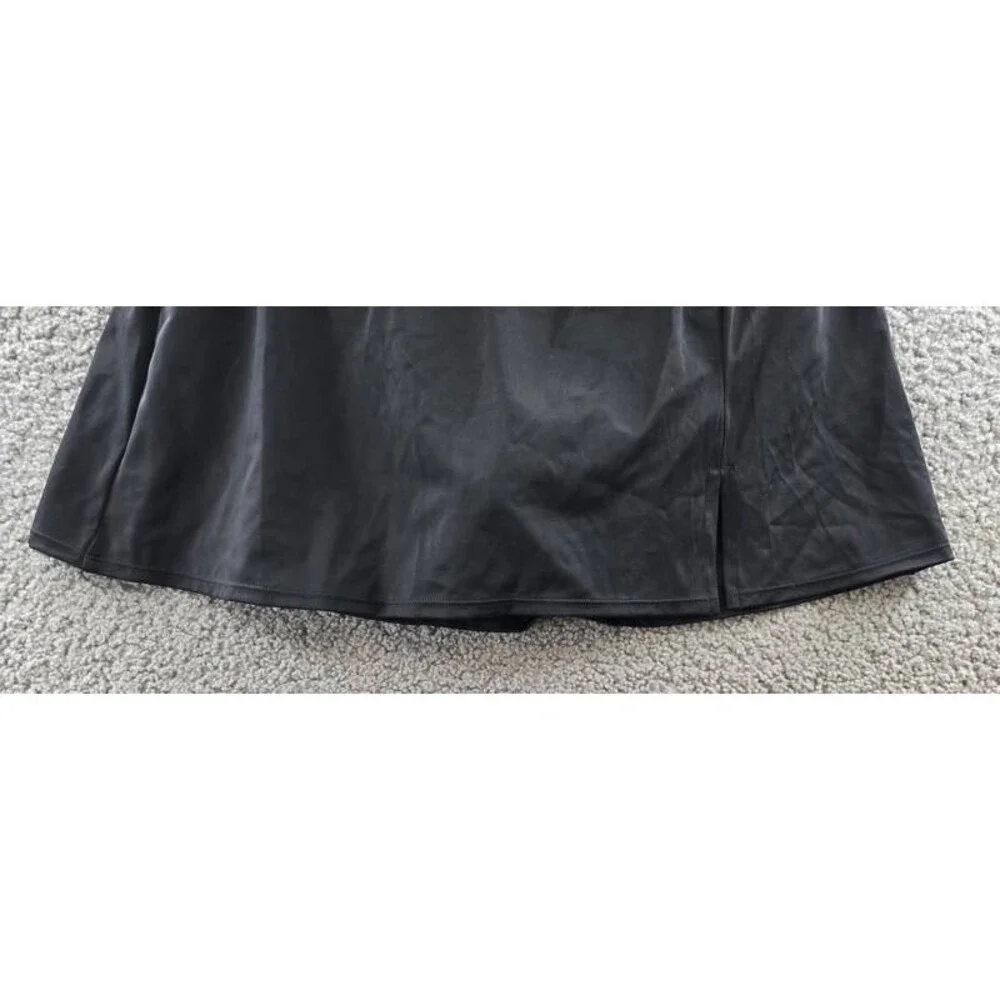 Swim Solutions Mix and Match Swim Skirt Women's 16 Black Elastic Waist Pull On